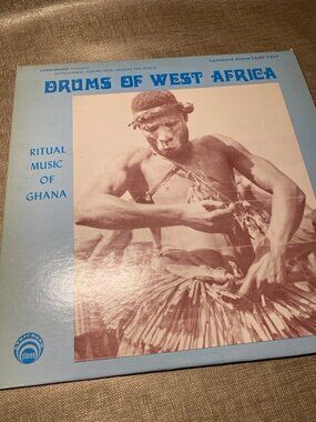 Drums of West Africa LP Ritual Music Ghana Lyricord LLST 7307